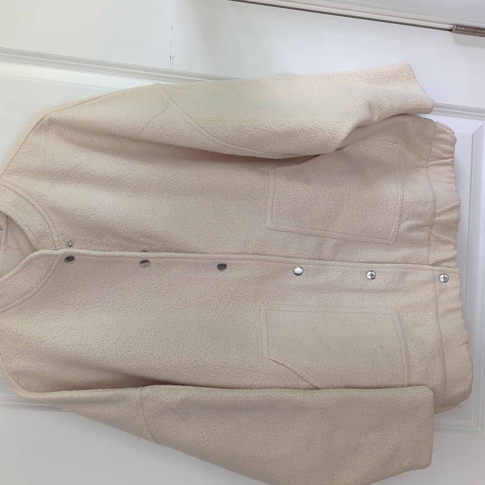 Talulah off white button up sweater/jacket